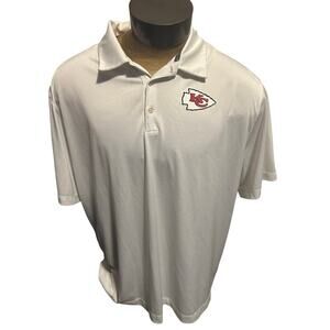 Nike DriFit Mens XXL Short Sleeve DriFit Kansas City Chiefs Polo